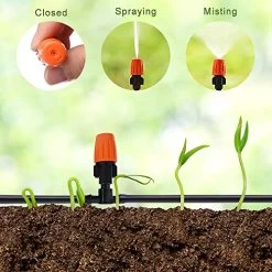 Bluecookies 140 In 1 Irrigation System Kit 82FT, DIY Patio Plant Drip Irrigation Watering Kit, Garden Underground… -Garden Supply Store 51lLv2 yphL