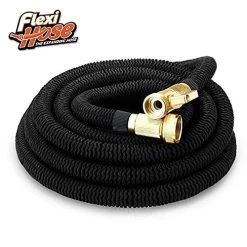 Flexi Hose With 8 Function Nozzle Expandable Garden Hose, Lightweight & No-Kink Flexible Garden Hose, 3/4 Inch Solid… -Garden Supply Store 51loMrb9V9L
