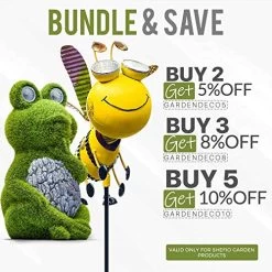 Solar Garden Statue Of Frog With Solar Light Eyes – Outdoor Lawn Decor Garden Frog Figurine For Patio, Balcony, Yard… 12 Solar Garden Statue Of Frog With Solar Light Eyes – Outdoor Lawn Decor Garden Frog Figurine For Patio, Balcony, Yard… -Garden Supply Store 51mJnDFZGPL