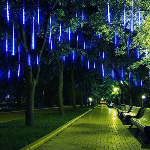 Winkeyes LED Meteor Shower Lights 30cm 8 Tubes 192 LED String Lights Waterproof Double-Sided SMD Lamp Beads Curtain… 1 Winkeyes LED Meteor Shower Lights 30cm 8 Tubes 192 LED String Lights Waterproof Double-Sided SMD Lamp Beads Curtain…