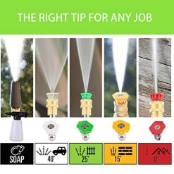 WHOLESUN 3000PSI Electric Pressure Washer 2.4GPM Power Washer 1600W High Pressure Cleaner Machine With 4 Nozzles Foam… -Garden Supply Store 51mcZXeNg3L