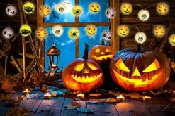 Mixed Color Lanterns Halloween String Lights, 20 LED Battery Powered Pumpkin String Lights Detachable 3D Jack O Lantern… 6 Mixed Color Lanterns Halloween String Lights, 20 LED Battery Powered Pumpkin String Lights Detachable 3D Jack O Lantern… -Garden Supply Store 51n5WmQzZyL