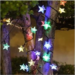 Solar String Lights Outdoor Solar Powered With Waterproof 8 Modes 32FT 50 LED Star For Garden Yard Porch Wedding Party…