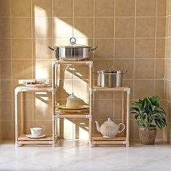 Plant Stand Indoor Flower Stand Wood Storage Rack Pot Racks Multifunctional Display Shelf For Bathroom,Living Room… 8 Plant Stand Indoor Flower Stand Wood Storage Rack Pot Racks Multifunctional Display Shelf For Bathroom,Living Room… -Garden Supply Store 51nCR49gFFL