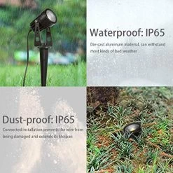 Landscape Lighting, ALOVECO LED Garden Lights 12V Low Voltage Outdoor Spotlights IP65 Waterproof With Spike Pathway… 10 Landscape Lighting, ALOVECO LED Garden Lights 12V Low Voltage Outdoor Spotlights IP65 Waterproof With Spike Pathway… -Garden Supply Store 51nXgHvRAdL