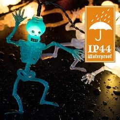 Quntis 11.5ft 20 LEDS Halloween Ghost Lights, Halloween Decoration String Lights For Bedroom, Battery Operated Halloween… -Garden Supply Store 51nYCrrUPrL