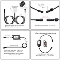 Recessed LED Deck Lighting Kits 1.18″ Low Voltage 12v IP67 Waterproof Led In Ground Lighting For Patio Steps Stair Floor Pool Deck Bathroom Outdoor Led Landscape Lighting (Warm White) -Garden Supply Store 51nZ5FaZZtL