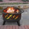 Landmann 23172 Patio Lights Firewave Firepit, Black