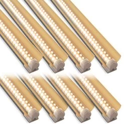 (Pack Of 8) Kihung LED Grow Light, 2FT T8 Grow Light, 192W(8×24W) Full Spectrum Grow Light With Reflectors, High PPFD…