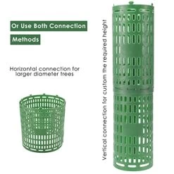 SanSanYa 15″ X 10″ Tree Trunk Protectors Expandable Tree Trunk Guards Protectors With Zip Ties Interlocking Vertical & Horizontal Stacking Tree Bark Protector Tree Guard (Green, 6) 9 SanSanYa 15″ X 10″ Tree Trunk Protectors Expandable Tree Trunk Guards Protectors With Zip Ties Interlocking Vertical & Horizontal Stacking Tree Bark Protector Tree Guard (Green, 6) -Garden Supply Store 51oPmVMeVdL