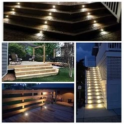 Low Voltage Deck Lights 6 Pack LED Landscape Step Lights 1W 12-24V Ground Light Outdoor IP67 Waterproof Landscape… 11 Low Voltage Deck Lights 6 Pack LED Landscape Step Lights 1W 12-24V Ground Light Outdoor IP67 Waterproof Landscape… -Garden Supply Store 51omT8bV4uL