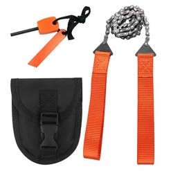 Survival Chainsaw Pocket Hand Saw 29-Inch Folding Survival Chain Saw With Strong Sharp Teeth For Camping Hiking Hunting…