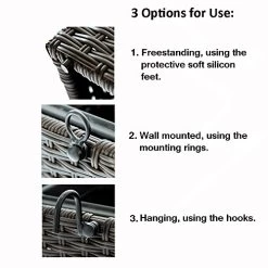 C-Hopetree Hanging Window Box – Deck Railing Planter For Outdoor Pot Plants Or Flowers – 1 Pot -Garden Supply Store 51pI7KRYeDL