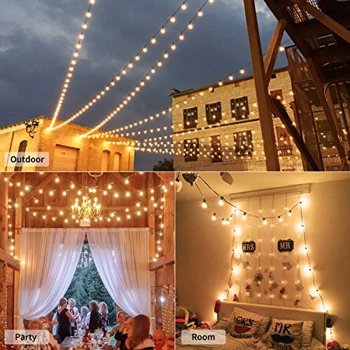 Brightown Outdoor String Lights 25FT G40 Globe Patio Lights With 26 Edison Glass Bulbs (1 Spare), Waterproof Connectable… 7 Brightown Outdoor String Lights 25FT G40 Globe Patio Lights With 26 Edison Glass Bulbs (1 Spare), Waterproof Connectable… - Image 7