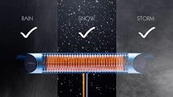 Outdoor Infrared Heater – Electric Deck Heater For Patio – 1500W Veito Ceiling Heater (Silver) -Garden Supply Store 51qUi4I85bL