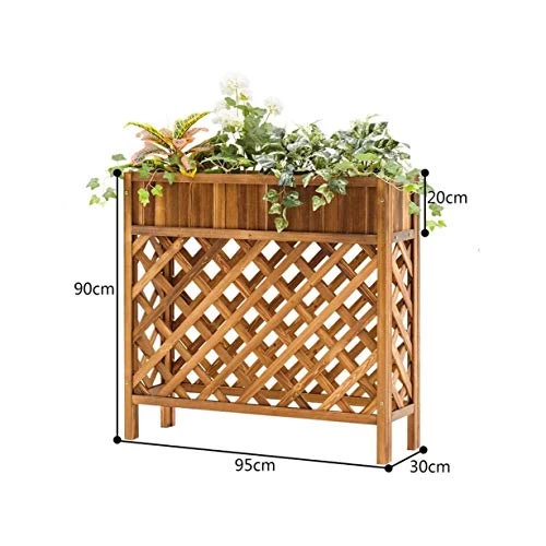 QPLKKMOI Plant Stand Flower Pot Holder Display Rack, Solid Wood Flower Shelf Floor Indoor 2 QPLKKMOI Plant Stand Flower Pot Holder Display Rack, Solid Wood Flower Shelf Floor Indoor - Image 2