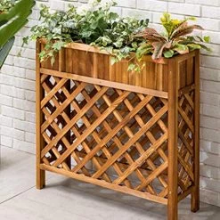 QPLKKMOI Plant Stand Flower Pot Holder Display Rack, Solid Wood Flower Shelf Floor Indoor 11 QPLKKMOI Plant Stand Flower Pot Holder Display Rack, Solid Wood Flower Shelf Floor Indoor -Garden Supply Store 51qsTmIxUwL