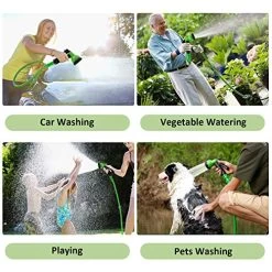 Veidoo Garden Hose,Expandable Hose,75ft With 8 Pattern Spray Nozzle,No Leaking With Innovation Joint, High Pressure… -Garden Supply Store 51r3T0dy8mL