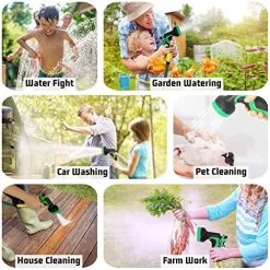 Garden Hose Expandable 50FT Water Hose- Superior Strength 3750D/ Triple-Layers Latex/ 10 Function Spray Nozzle/ Upgraded… -Garden Supply Store 51rHR1cY0WL