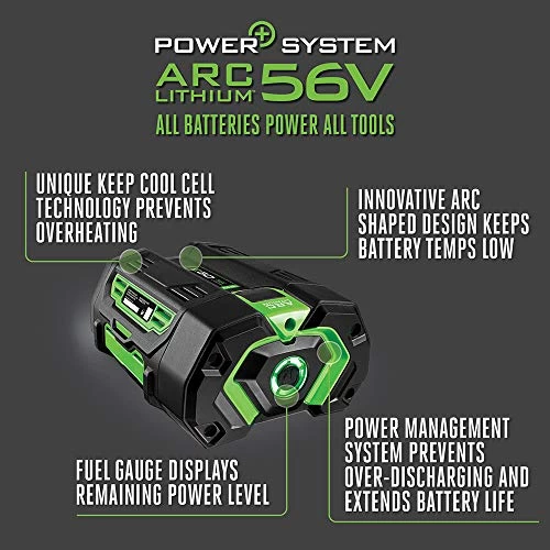 EGO Power+ BA2800T 56-Volt 5.0 Ah Battery With Upgraded Fuel Gauge (3rd Generation) 2 EGO Power+ BA2800T 56-Volt 5.0 Ah Battery With Upgraded Fuel Gauge (3rd Generation) - Image 2