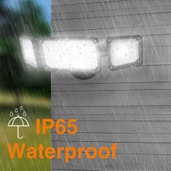LEPOWER 3500LM LED Flood Light Outdoor, 35W Super Bright Outdoor Flood Light Fixture With 3 Adjustable Head, Switch… -Garden Supply Store 51sMsy7BwdL
