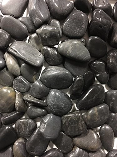 Landscape Garden Pebbles – Natural Decorative Stones (black) 2 Landscape Garden Pebbles – Natural Decorative Stones (black) - Image 2