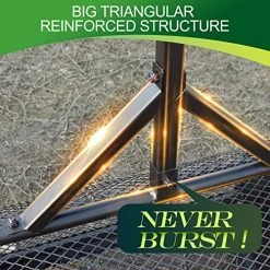 Walensee 24 Inch Compost Spreader Peat Moss Spreader With Upgrade T Shaped Handle For Planting Seeding Durable Lightweight Metal Mesh Spreader For Lawn And Garden Care Manure Spreaders Roller Patented -Garden Supply Store 51slPbPCyzL