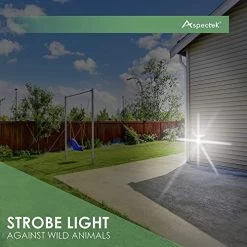 [UPGRADED] Aspectek Yard Sentinel STROBE – Ultrasonic Pest Repeller With Motion Detector, Strobe & Intruder Alarm, Sound… -Garden Supply Store 51tRCuH2BIsL