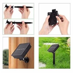 ER CHEN LED Rope String Lights Solar Powered, 23FT, 50 LED Waterproof Decoration Lights For Outdoor, Garden, Patio And… -Garden Supply Store 51tU75pprtL