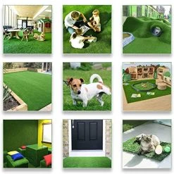 Realistic Artificial Grass Mat,Synthetic Grass Turf,Indoor Outdoor Garden Artificial Grass Turf Lawn Landscape For Pets… -Garden Supply Store 51tjwai72BpL