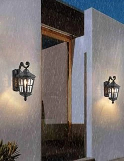 GYDZ Post Light Outdoor With 3-Inch Pier Mount Base, 17”H Exterior Post Light Fixture,Waterproof IP65 Classic Die Cast… -Garden Supply Store 51uJXuVJvrL