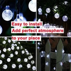 Solar String Light Outdoor 50 LED Amanda Y 22.9ft 8 Modes LED Solar Globe String Lights Decorative Waterproof Solar… 9 Solar String Light Outdoor 50 LED Amanda Y 22.9ft 8 Modes LED Solar Globe String Lights Decorative Waterproof Solar… -Garden Supply Store 51uKNcmeCmL