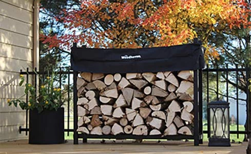 Woodhaven 60WRC 5 Foot Woodhaven Firewood Storage Rack With Standard Cover 2 Woodhaven 60WRC 5 Foot Woodhaven Firewood Storage Rack With Standard Cover - Image 2