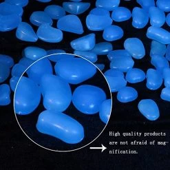 400pcs Glow In The Dark Pebbles Rocks Stones For Indoor Outdoor Decor Garden Walkways Path Fish Tank Aquarium DIY… -Garden Supply Store 51uYvvU157L