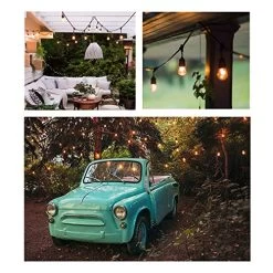 Brillihood LED Outdoor 50ft G40 String Lights With 50 +2 Shatterproof LED Bulbs, Warm White, Indoor & Outdoor Hanging… -Garden Supply Store 51vF1H C0iL