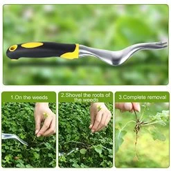 2 Pieces Hand Weeder Tool Garden Weeding Tools Garden Weeding Removal Gardening Weed Puller With Ergonomic Handle For… -Garden Supply Store 51va6hym8zL