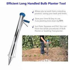 Bulb Planter Hand-held Vegetable Seedling Transplanter Sod Plugger Garden Tool -Garden Supply Store 51vds9QS6L