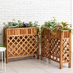 QPLKKMOI Plant Stand Flower Pot Holder Display Rack, Solid Wood Flower Shelf Floor Indoor 12 QPLKKMOI Plant Stand Flower Pot Holder Display Rack, Solid Wood Flower Shelf Floor Indoor -Garden Supply Store 51vtSFHH6IL