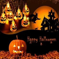 Quntis 11.5ft 20leds Halloween Pumpkin Lights, Battery Operated Jack-O-Lantern With 8 Modes &Memory Function, Waterproof… 12 Quntis 11.5ft 20leds Halloween Pumpkin Lights, Battery Operated Jack-O-Lantern With 8 Modes &Memory Function, Waterproof… -Garden Supply Store 51vzo9BC6fL