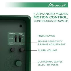 ASPECTEK – 2 Pack Electronic Ultrasonic Animal Control, Pest Control,Cat,Dog,Deer,Pest Animal Repellent With Motion… -Garden Supply Store 51wJoXKfSmL