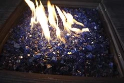 Li Decor 20lb Fire Glass 1/2 Inch High Luster Tempered Fire Pit Glass Fire Glass Rocks For Gas Fireplace,Tuscana Gold… -Garden Supply Store 51wSvrmhBtL