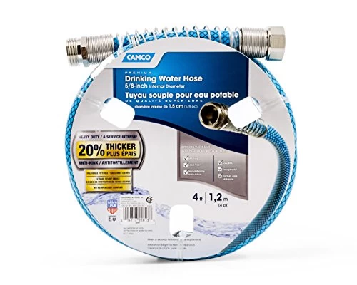 Camco 22813 4ft Premium Drinking Water Hose – Lead And BPA Free, Anti-Kink Design, 20% Thicker Than Standard Hoses 5/8… 6 Camco 22813 4ft Premium Drinking Water Hose – Lead And BPA Free, Anti-Kink Design, 20% Thicker Than Standard Hoses 5/8… - Image 6