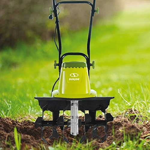 Sun Joe TJ603E 16-Inch 12-Amp Electric Garden Tiller/Cultivator, 3-Position Wheel Adjustment, 6-Steel Angled Tines… 5 Sun Joe TJ603E 16-Inch 12-Amp Electric Garden Tiller/Cultivator, 3-Position Wheel Adjustment, 6-Steel Angled Tines… - Image 5