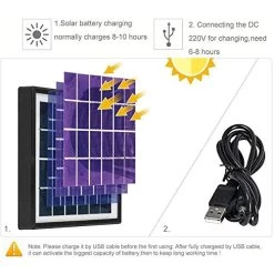 Solar Electronic Mosquito Killer Lamp, Mosquito Killer Light Mosquito Repeller Light Insect Killing Lamp For Gardens… -Garden Supply Store 51xOjpbP3GL