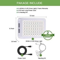 1000w LED Grow Lights, Full Spectrum Led Grow Light LED Grow Light, Dual Switch & Dual Chips Full Spectrum Plant Light… -Garden Supply Store 51xifqPb8ML