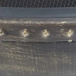 Sunnydaze Large Outdoor Fire Pit Bowl – 30-Inch Round Wood-Burning Patio & Backyard Fire Pit For Outside With Spark… -Garden Supply Store 51y2Bn2jNI3L