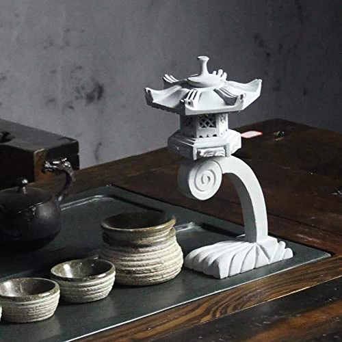 Stone Lantern Pagoda Garden Ornament Chinese/Japanese 22cm Sculpture Lantern Patio Decor 2 Stone Lantern Pagoda Garden Ornament Chinese/Japanese 22cm Sculpture Lantern Patio Decor - Image 2