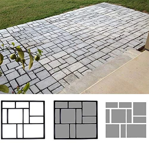 17.5″x15.5″x1.5″ CJGQ Walk Path Maker Reused Concrete Molds Paving DIY Path Garden Yard Patio Mold (10-Grid) 4 17.5″x15.5″x1.5″ CJGQ Walk Path Maker Reused Concrete Molds Paving DIY Path Garden Yard Patio Mold (10-Grid) - Image 4