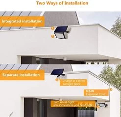 1000 Lumens 48 LED Solar Lights Outdoor IP65 Waterproof JACKYLED Solar Powered Porch Lights With Extension Cord, Wall… -Garden Supply Store 51ykYrVnEOL