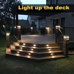 Solar Deck Lights Outdoor, 16 Pcs Solar Step LED Waterproof Lighting For Outdoor Deck, Patio, Stair, Yard, Path And… -Garden Supply Store 51z2BZqIpdYL